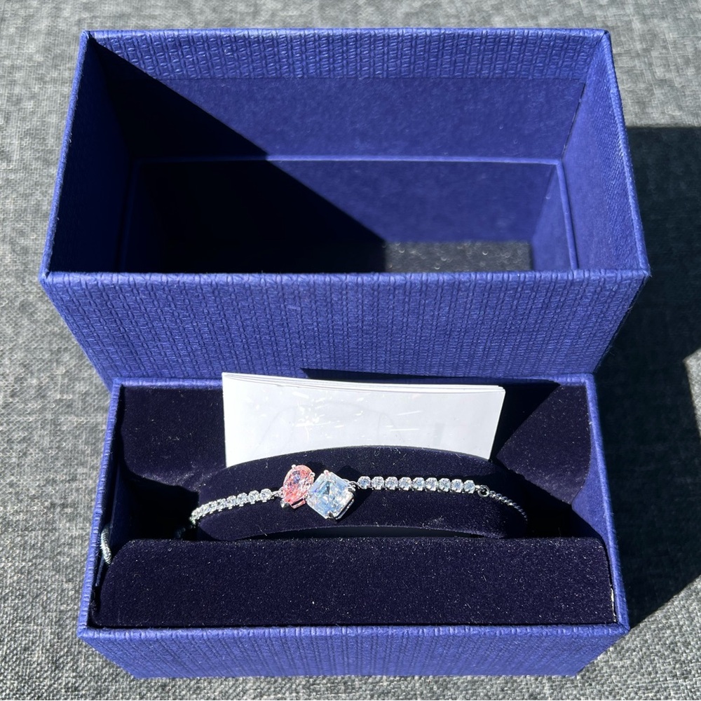 Swarovski Mesmera women's bracelet pink rhodium plated 5668361